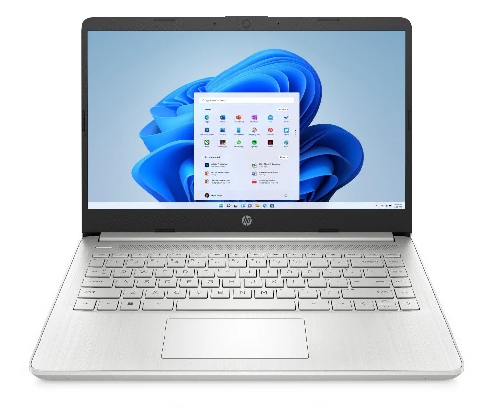 HP 14" HD 1366x768 Pentium Silver N6000 Laptop 4GB 64GB Emmc Win11Smode AJ1U8UA gallery