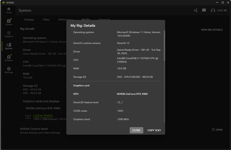 Lenovo Legion 7 15IMH05 RTX 2060 1TB gallery