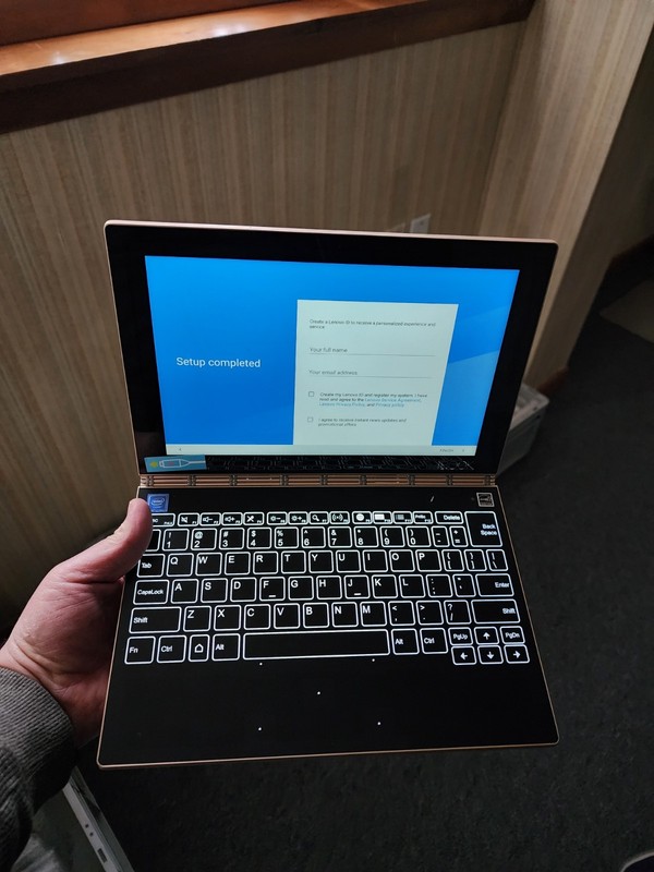 Lenovo Yoga Book YB1-X90F 10.1" Atom x5-Z8550 2.4GHz 4GB RAM 64GB SSD gallery