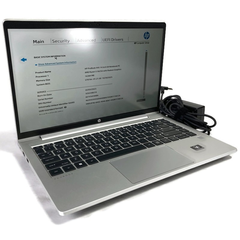 HP ProBook 445 G9 14" Laptop Ryzen 5 5625U 2.3GHz 16GB 512GB NVMe SSD - Win 11