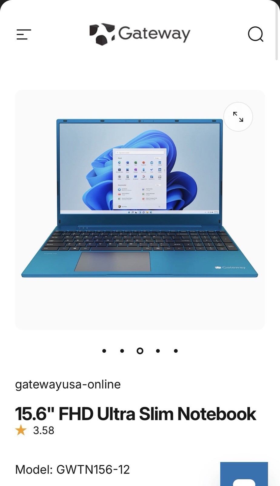 The 15.6" Ultra Slim Notebook from Gateway is the ultimate portable notebook tha gallery