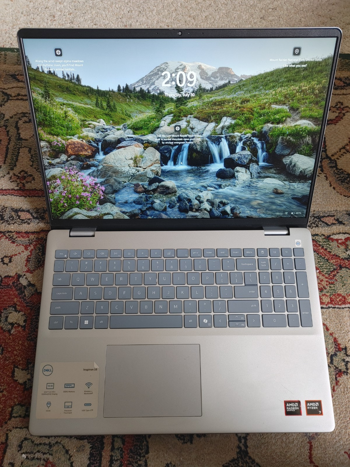 Dell Inspiron 5645 16 FHD+ 3.3 GHz Ryzen 7 AI 8840U Parts Repair Barebone Laptop gallery