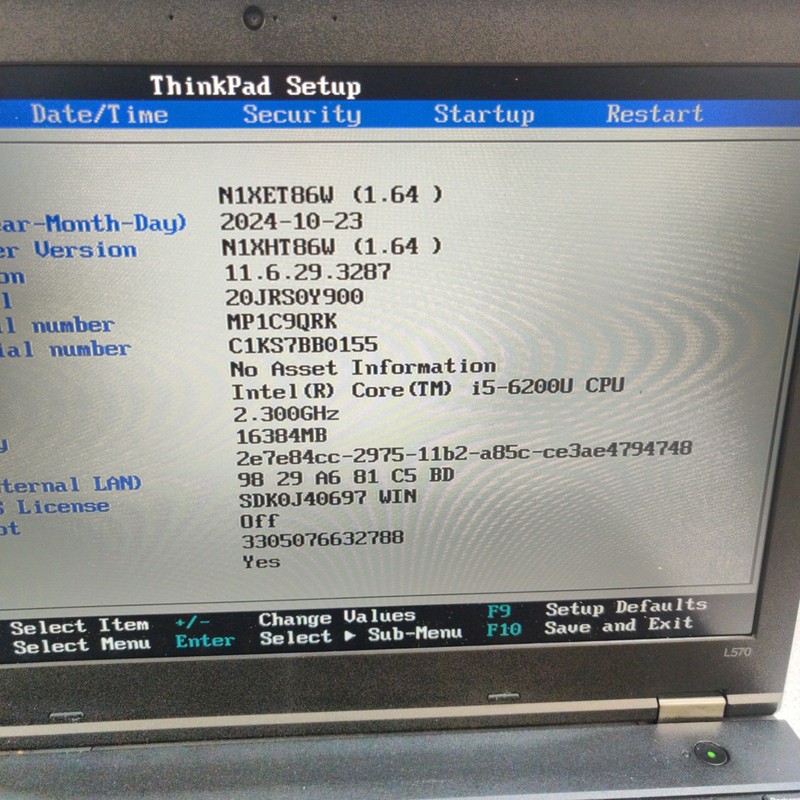 Lenovo Thinkpad L570 Intel Core i5-6200U, RAM 16GB, NO SSD/OS/AC ADAPTER Used gallery
