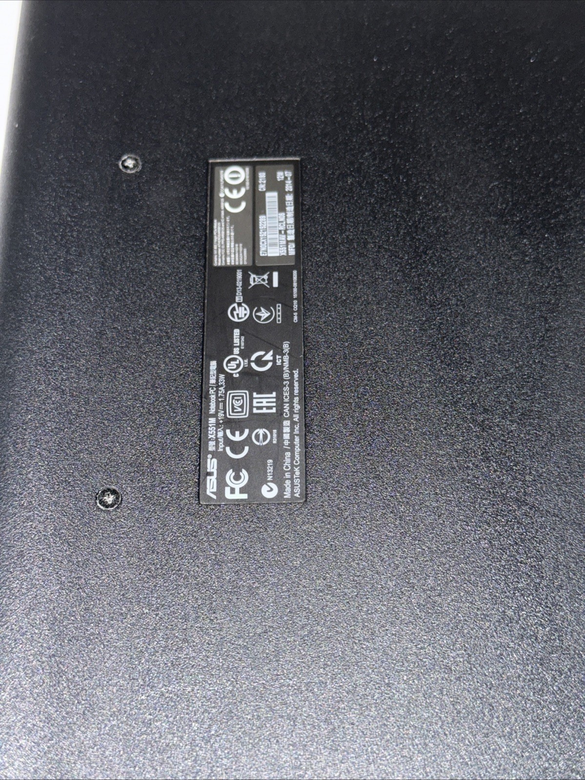 ASUS: ATHEROS AR5B125 Laptop (Powers on But Needs New Battery) gallery