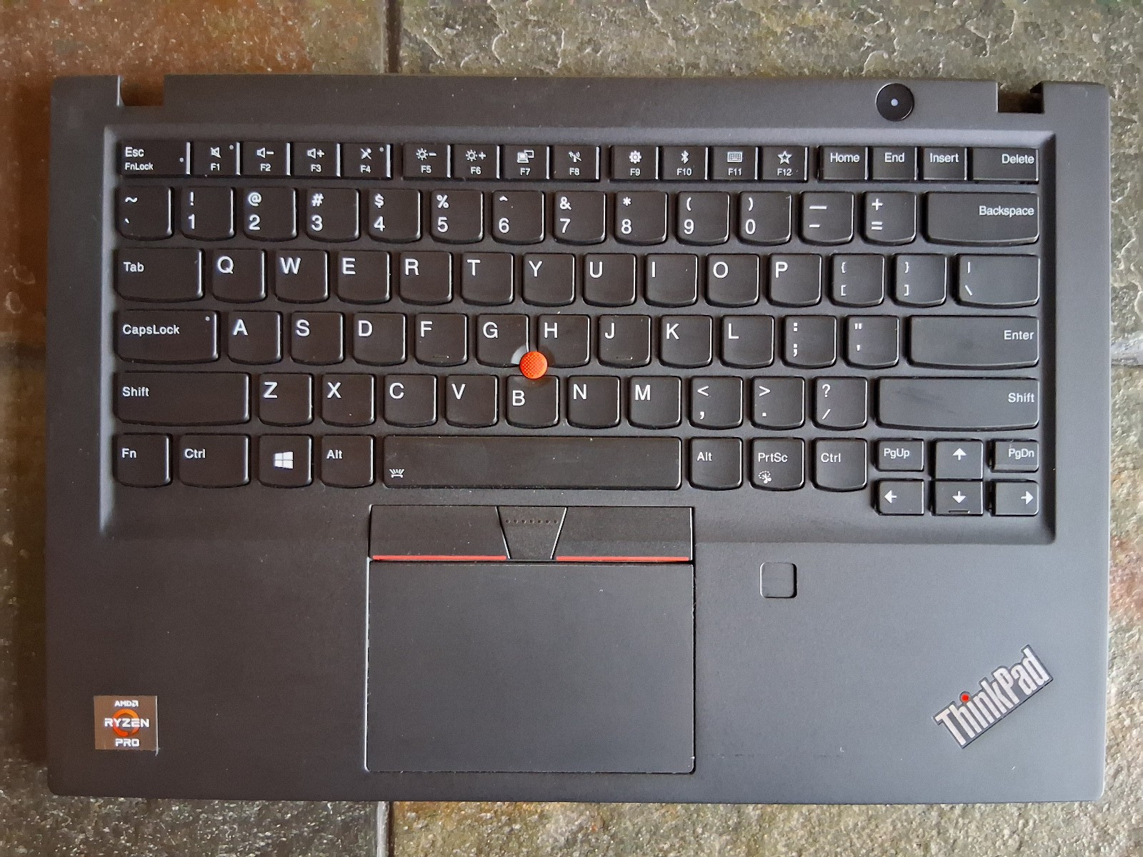 Lenovo ThinkPad T495s Palmrest, Keyboard, Trackpad + More gallery