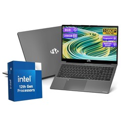 15.6-FHD-Laptop Student-Laptop, 8GB RAM 256GB SSD, Intel Pentium Quad-Core N100