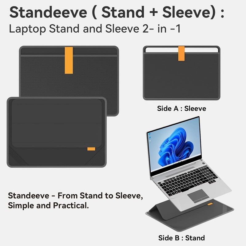 Smatree 16" Laptop Shoulder Case with Stand for HP OmniBook 7 Flip/X Flip gallery