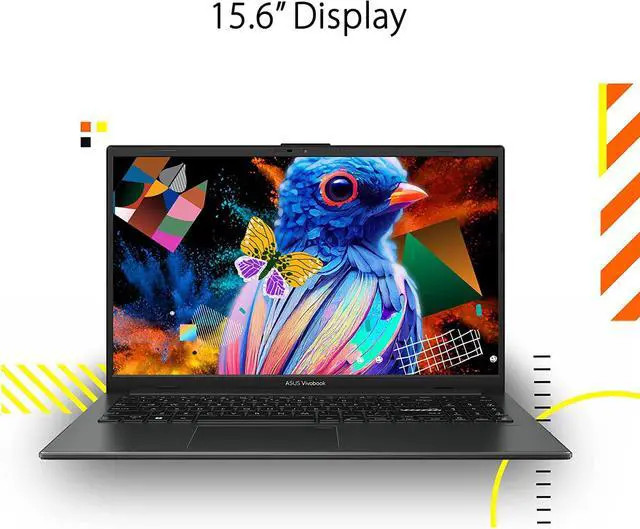 ASUS Vivobook Go 15 15.6 FHD Display Ryzen 5 7520U 8GB RAM 512GB SSD W11 Home gallery