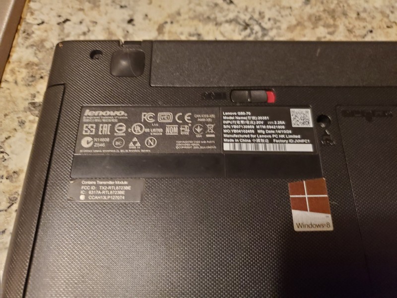 Lenovo G50-80 80L0 15.6" (Intel i3-4030U 1.90GHz, 4GB, 1TB 5400K HDD, Win 10) gallery