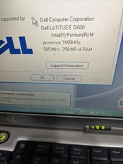 Dell Computer Corporation Dell LATITUDE D600 Intel(R) Pentium(R) M processor 140