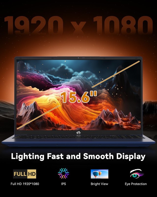NIMO 15.6" Gaming Laptop, 8 Cores AMD Ryzen 7 Pro 6850U 32GB LPDDR5 RAM 1TB SSD gallery
