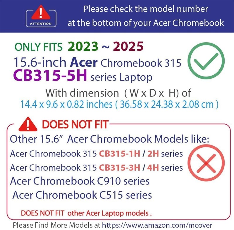Custom Purple Laptop Case with Kickstand for 2023-2025 Acer Chromebook 315 gallery