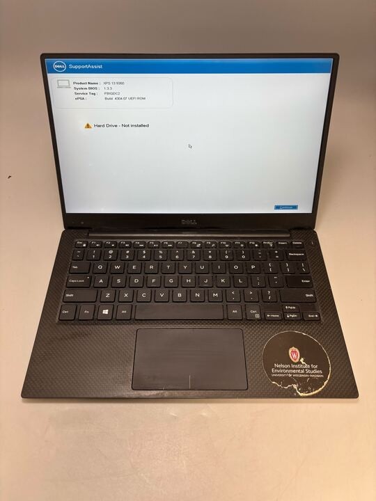 13.3" Dell XPS 13 9350 Laptop Intel I5-6200u @2.3GHz 8GB RAM NO SSD NO OS