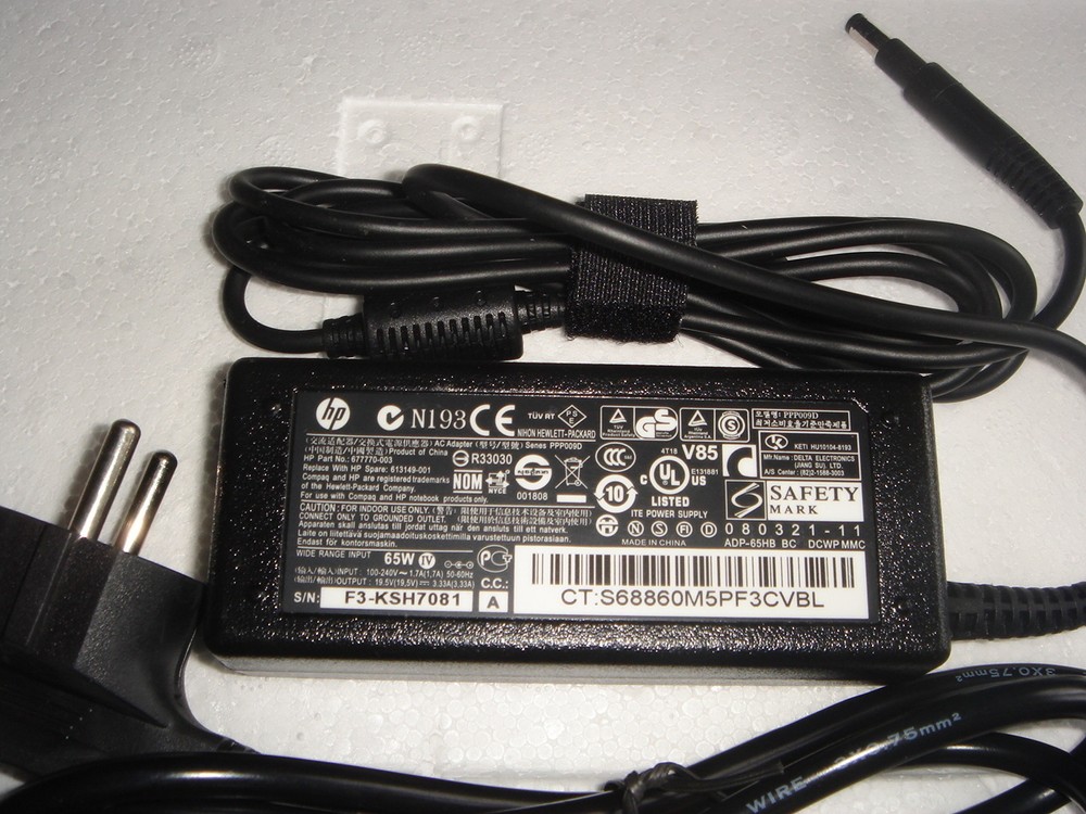 HP Pavilion 14 Power Supply 19.5V 3.33A 65W New In France