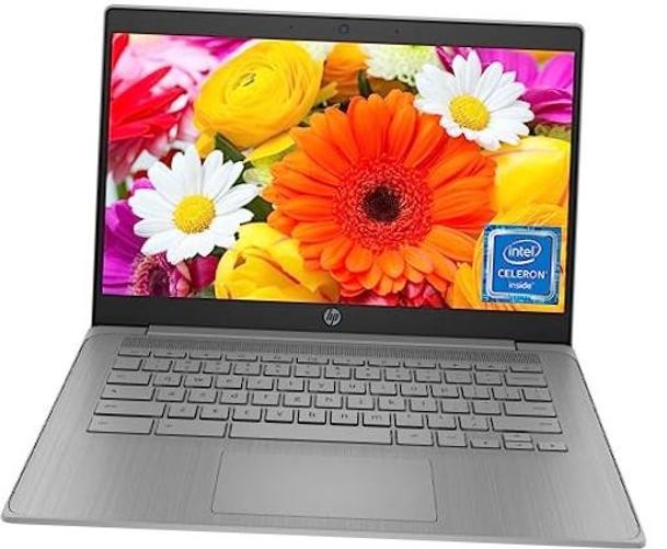 14" HD Chromebook Laptop for Students, Intel Quad-Core 4GB RAM | 64GB eMMC