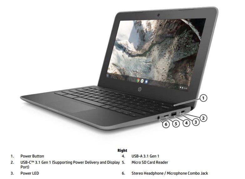 HP Chromebook 11 G4 11.6" Intel 2.16 GHz 4GB RAM 16GB eMMC Bluetooth HDMI Webcam gallery