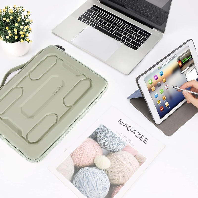 17 inch Laptop Sleeve with Handle for 17.3" MSI GS73VR Stealth Pro/HP Envy 17/LG gallery