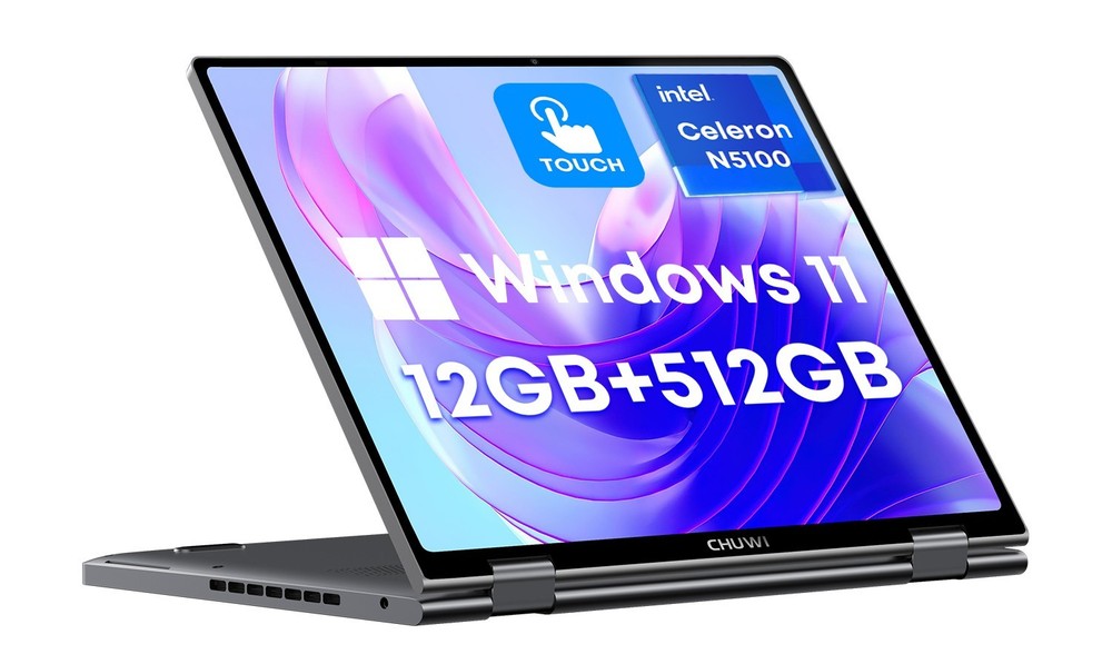 CHUWI MiniBook X Intel N5100 10.5in Touchscreen Laptop Mini Size Win11 12G+512G
