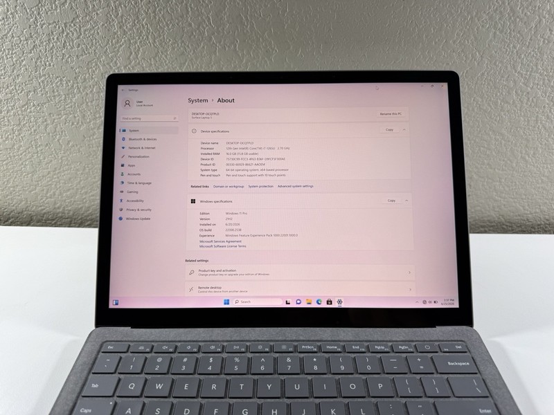Microsoft Surface Laptop 5 13.5'' 1950 Intel Core i7-1265U 16GB RAM 512GB NVME gallery