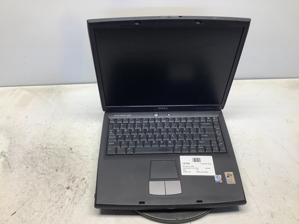 Dell Inspiron 2650 Intel Pentium 4-M 1.2GHz 384 MB NO HDD