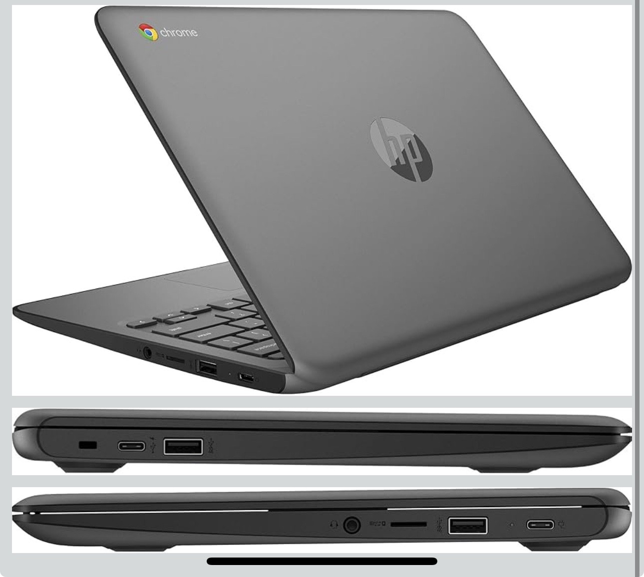 HP Chromebook 11 G7 EE 11.6" (16GB eMMC, Intel Celeron N, 2.60 GHz, 4GB) Laptop gallery