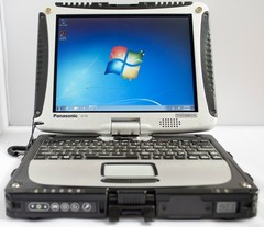 Panasonic Toughbook CF-19 Intel Celeron Convertible 2-in-1 Laptop Windows 7