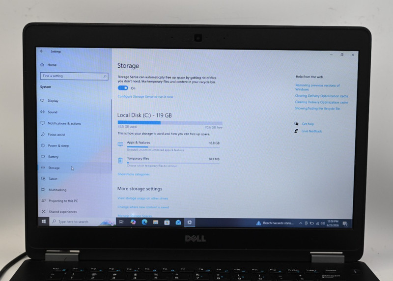 Dell Latitude E7470 i7-6600U 2.6GHz 16GB RAM 128GB SSD - Windows 10 Pro gallery