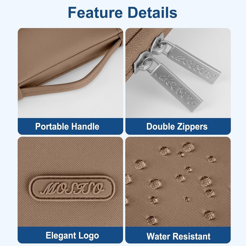 Sleeve for 13.3 inch Laptop with Handle, Polyester Multifunctional Computer Bag gallery