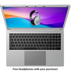 Core Innovations 15.6″ Intel Celeron 3GB 64GB Ubuntu/Linux+2nd OS Office* Silver