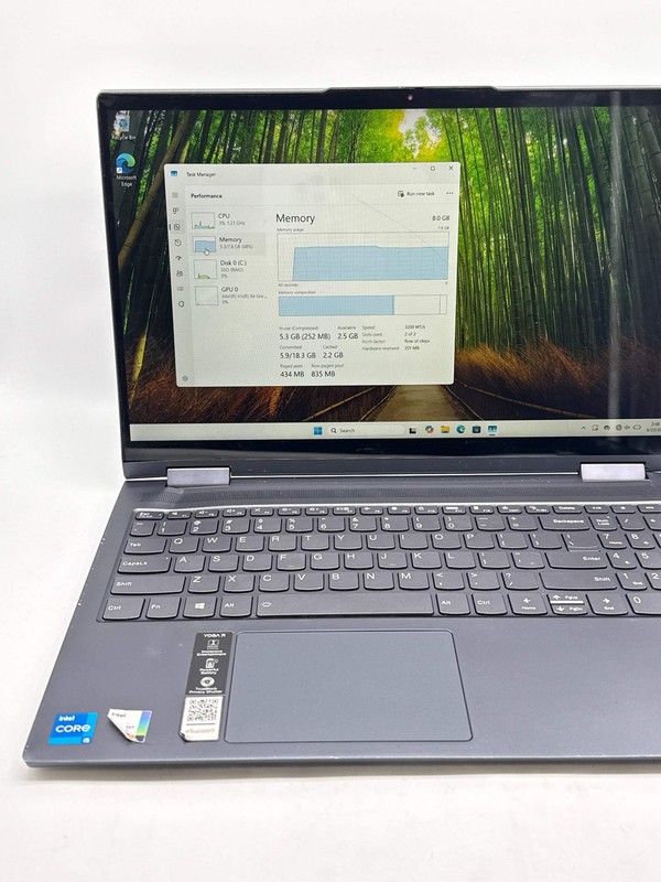 Lenovo Yoga 7 15itl5 i5-1135G7 8GB RAM 256GB SSD - For Parts Read gallery