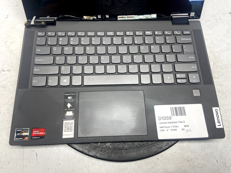 Lenovo IdeaPad Flex 5 14ALC05 AMD Ryzen 7 5700u 16GB 512GB SSD Windows 11 READ gallery