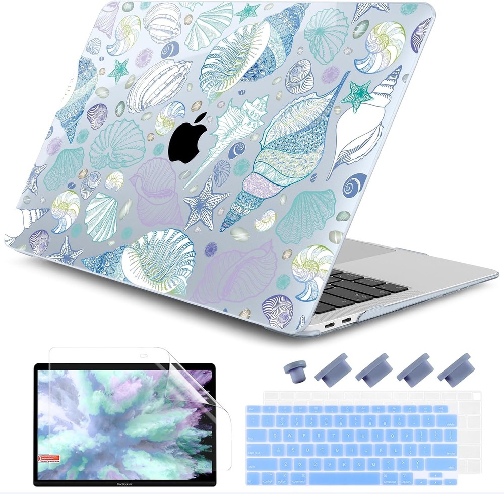 MacBook Air 13 Inch Case 2021-2018, A2337 M1 A2179 A1932, Hard Shell Cover