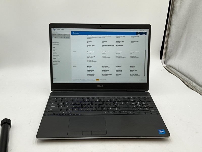 DELL Precision 7560 i7-11850H 2.5g 32GB 1TB T1200 15.6" Win 11 LAPTOP GDND2J3 gallery