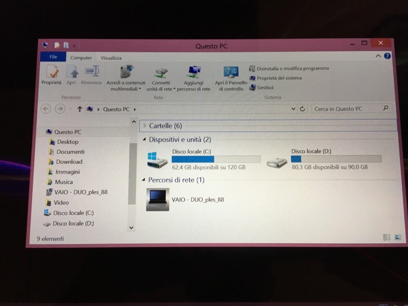 SONY VAIO DUO 13 SVD1321C5E BLACK 13" Notebook/Tablet i7 MEMORY 8GB SSD 256GB 4G gallery