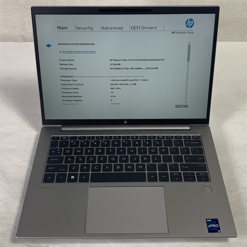 HP ZBook Firefly 14 G10 14" Laptop i7-1365U 1.8GHz 32GB 512GB NVMe SSD - Win11 gallery