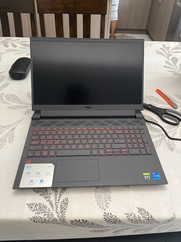 Dell NVIDIA RTX 3060 Intel Core i7 Gaming laptop, 15"6 Display, 512 SSD Black