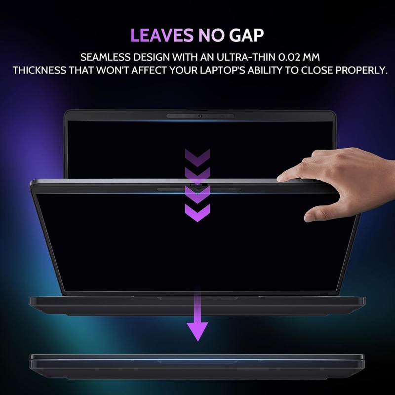 14 Inch 16:9 Aspect Ratio Laptop Privacy Screen 360° 4 Way Anti-Glare Filter gallery