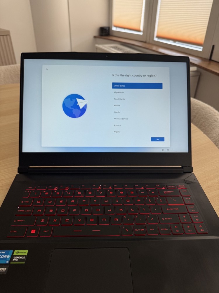 MSI Thin GF63 15.6" (512GB SSD, Intel Core i5-12450H, 1.30GHz, 16GB RAM, NVIDIA
