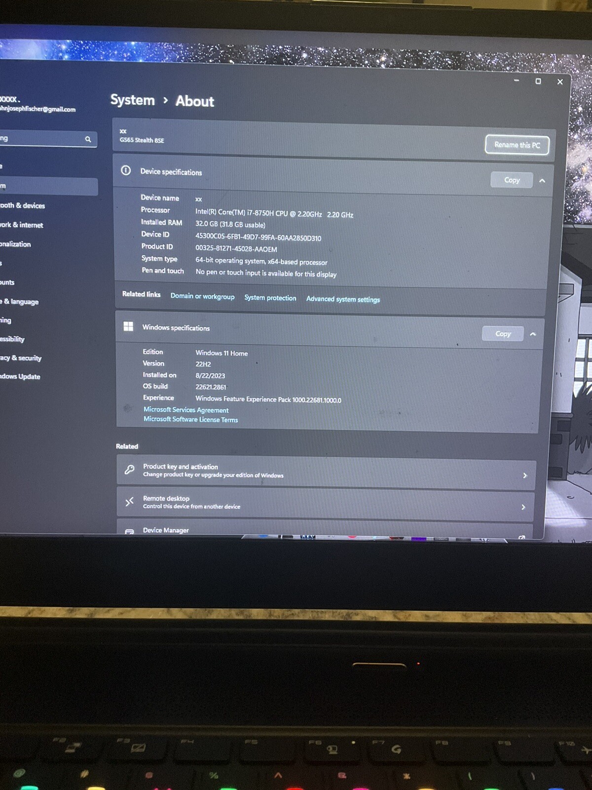 MSI Gaming Laptop gallery