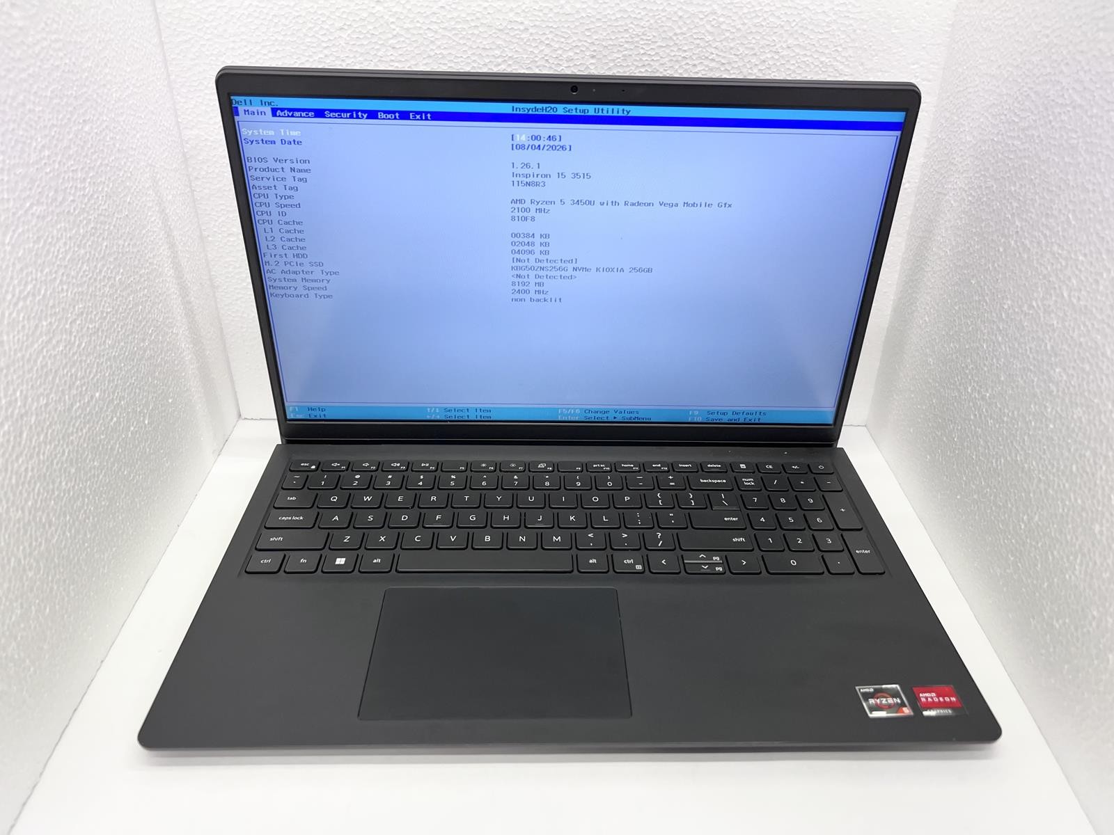 Dell Inspiron 15 3515, AMD Ryzen 5 3450U CPU, 8GB RAM, 256GB NVMe 3972 gallery