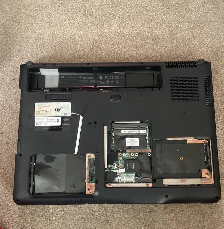 HP Pavilion dv9000 series laptop AMD Turion 64 X2 UNTESTED / FOR PARTS gallery