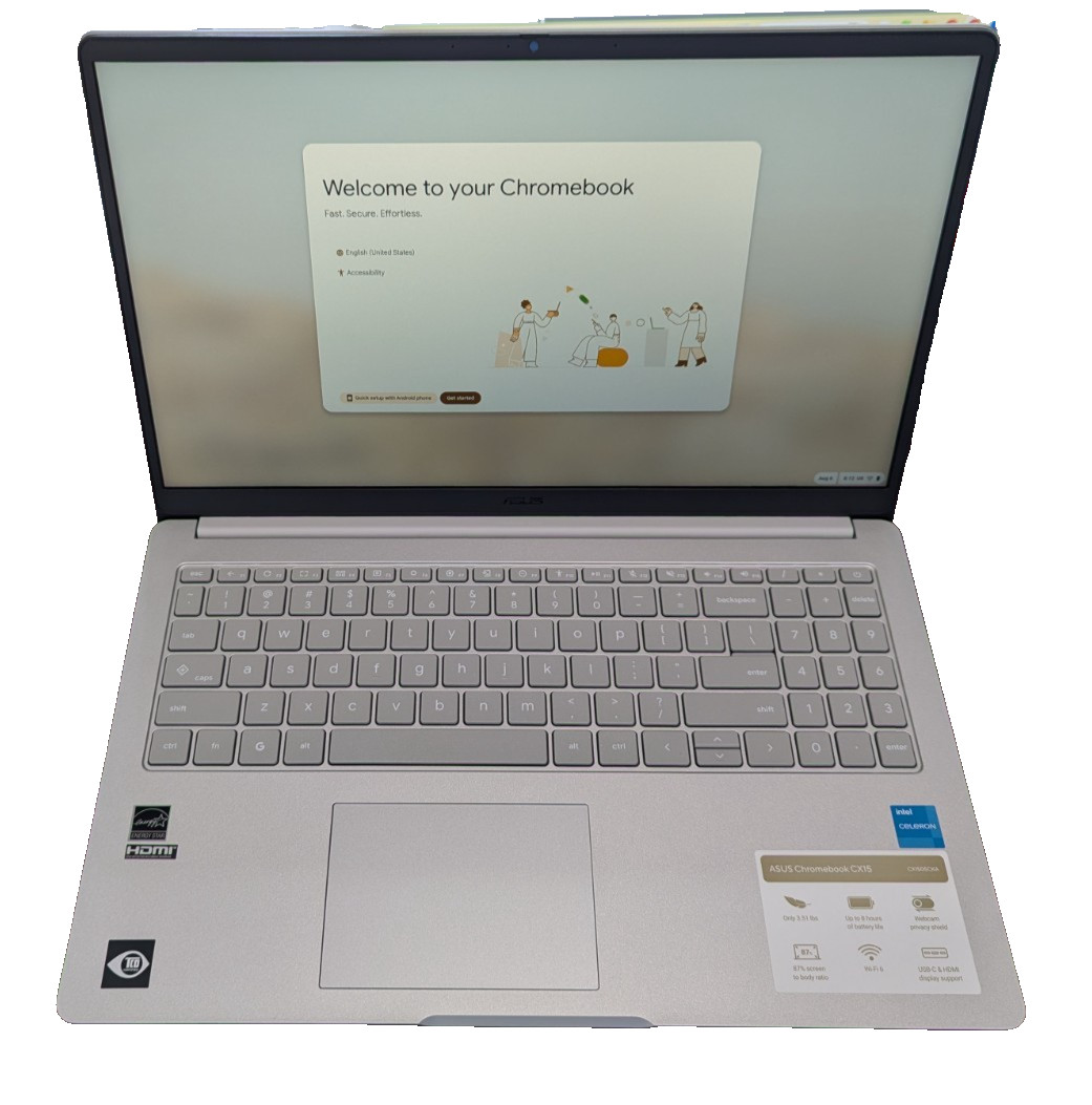 ASUS Chromebook CX15 Laptop 15.6" FHD Display, Intel® Processor CX15105CKA gallery