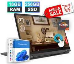 Lenovo IdeaPad 5 Laptop 14 Touch Backlit AMD Ryzen 7 16GB RAM & 256GB SSD Office