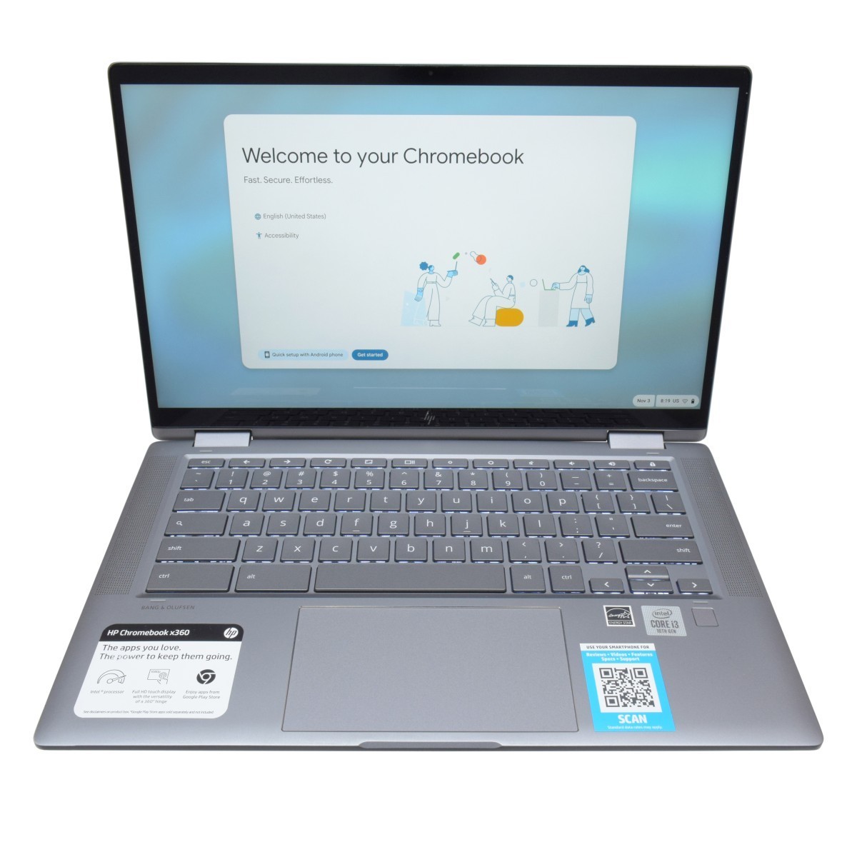 *READ* Used HP Chromebook x360 14c-ca0053dx | Intel Core i3-10110U | 8GB RAM gallery