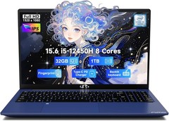 NIMO 15.6″ FHD lPS-Business-Laptop, 8 Cores Intel i5-12450H 32GB RAM 1TB SSD