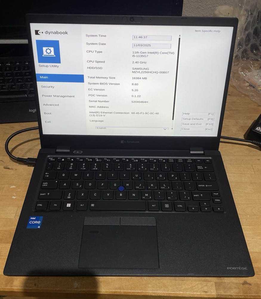 Lot of 5 Dynabook Portege X30L-J i5-1135G7 16GB RAM DDR4 256GB SSD Laptop