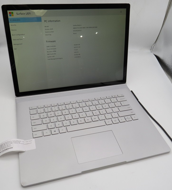 Microsoft Surface Book 3-15"-i7-1065G7@1.3GHz-16GB RAM-256GB-GTX 1660-NO OS gallery