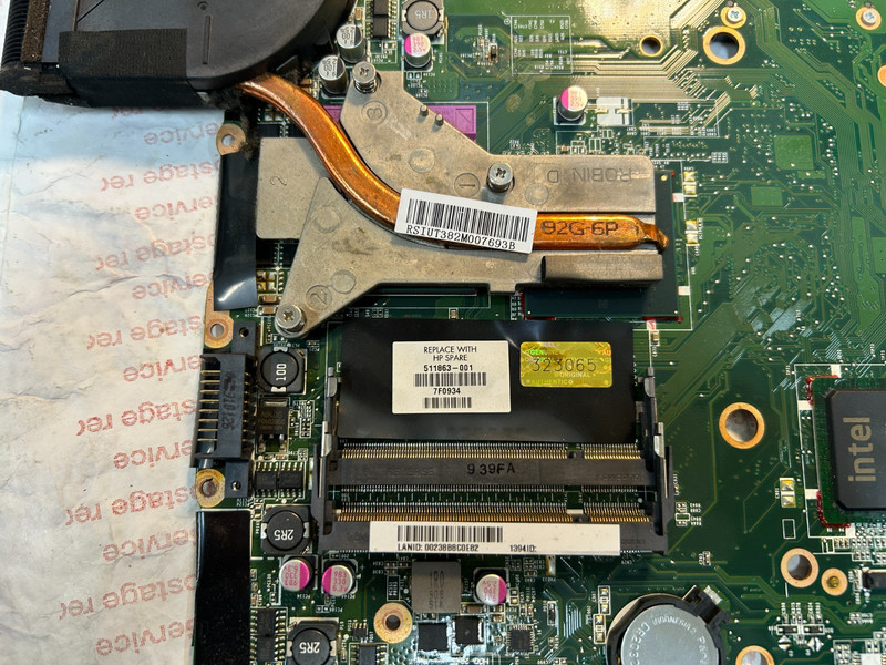 HP Pavilion DV6-1030US Motherboard Core 2 Duo T6400 2GHz 4GB & keyboard topcase gallery