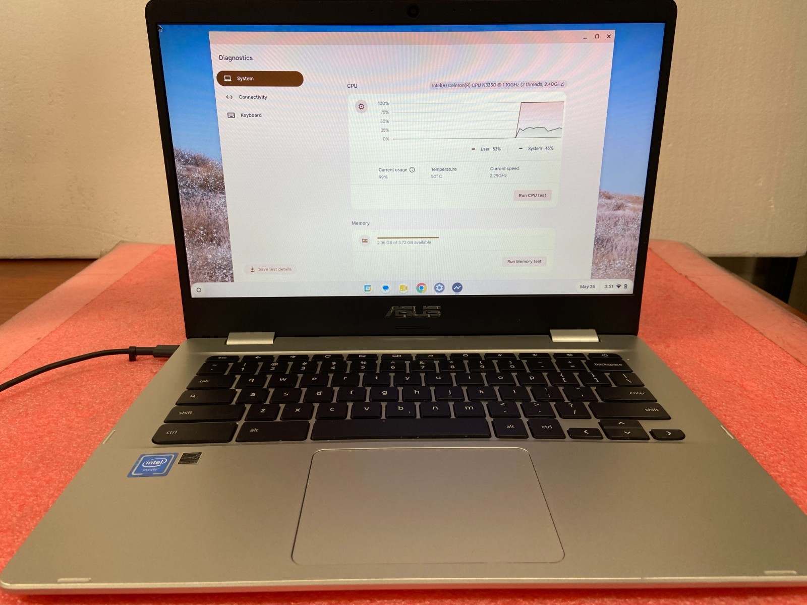 ASUS Chromebook C423NA-WB04 14" Intel Celeron N3350@1.1GHz 4GB 64GB w/PA | LP452 gallery