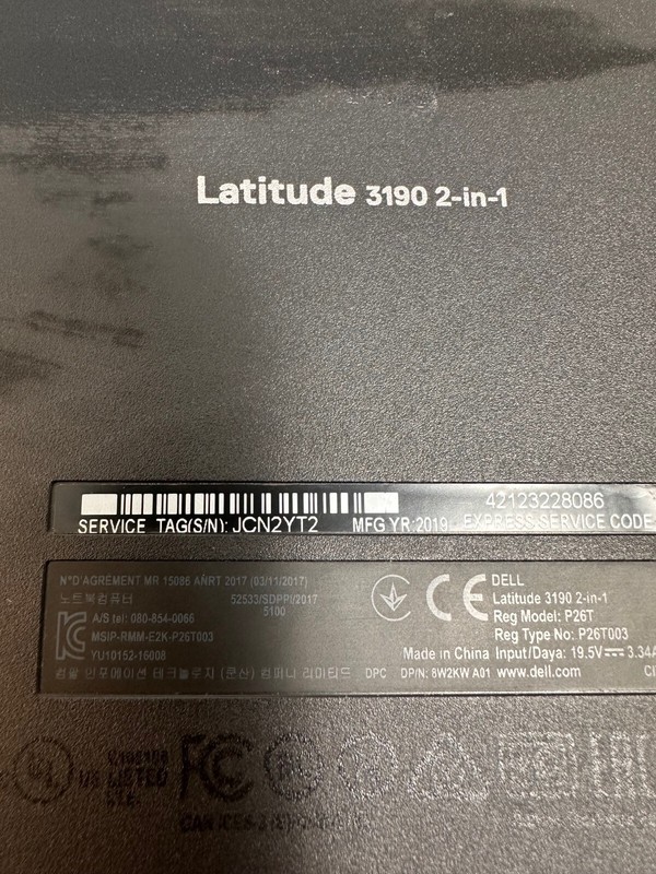 Dell Latitude 3190 Laptop 2-in-1 Intel Pentium N5000 128GB 4GB DDR4 11.6" gallery